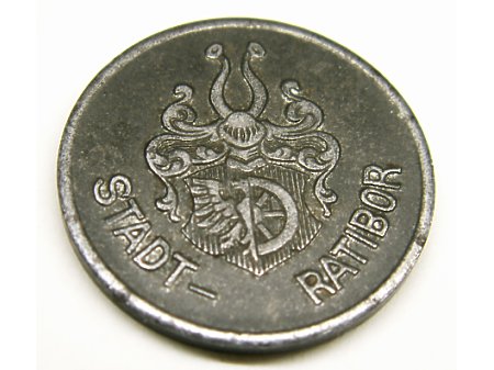 Duże zdjęcie Moneta zastępcza 50 Pf- 1919 rok Racibórz