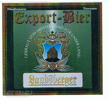 Duże zdjęcie landsberger export bier