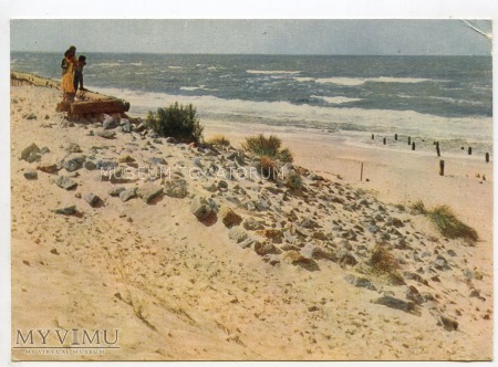 Duże zdjęcie Dziwnów - Plaża - 1961