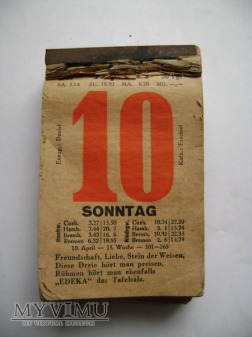 kalendarz z 1932r