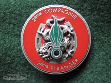 Odznaka 2e compagnie du 2e R.E.I.