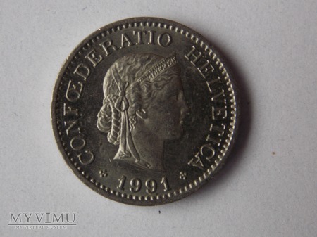 10 centimów 1991-SZWAJCARIA