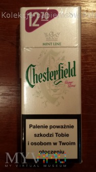 Papierosy Chesterfield Slim Mint Line 2015 r.