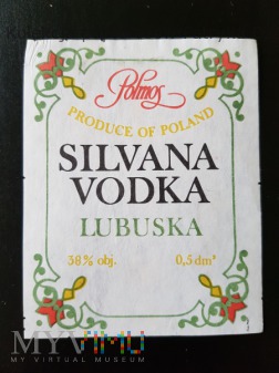 Wódka Silvana Lubuska - Etykieta
