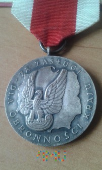 srebrny medal „Za zasługi dla obronności kraju”
