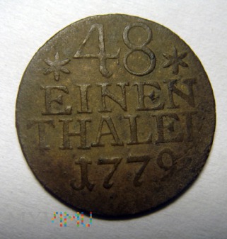 Duże zdjęcie 48 einen thaler, 1779, A