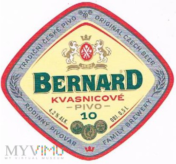 bernard kvasnicové pivo 10
