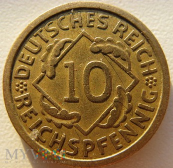 10 reichspfennigów 1935 r Niemcy (Rep.Weimarska)