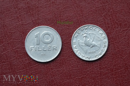 Duże zdjęcie Moneta węgierska: 10 filler
