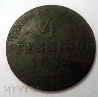 4 pfenninge 1832-A