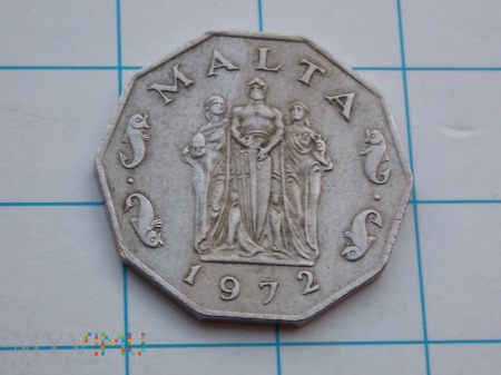50 CENTÓW 1972 - MALTA