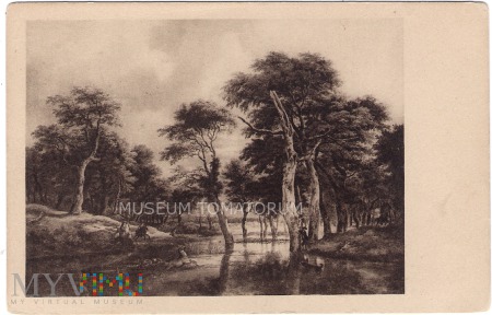 Ruysdael - Polowanie na jelenia - pocz. XX w.