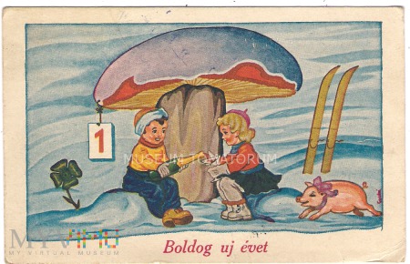 Świnka Noworoczna - 1950