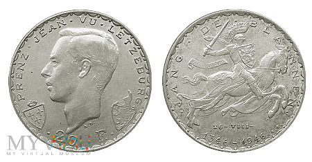 Duże zdjęcie 20 franków, 1946, moneta obiegowa