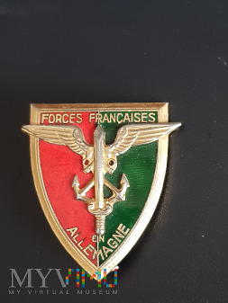 Duże zdjęcie Odznaka Siły Francuskie w Niemczech 1949/93