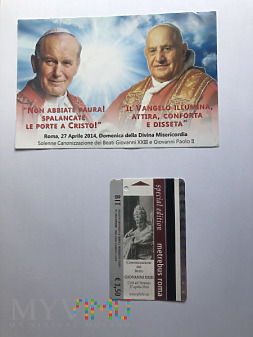 Pamiątka z kanonizacji Jana Pawła II i Jana XXIII