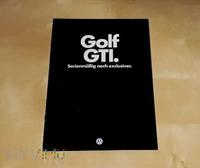 Prospekt Volkswagen Golf I Gti 1983