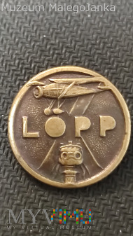 Odznaka LOPP wraz z legitymacją