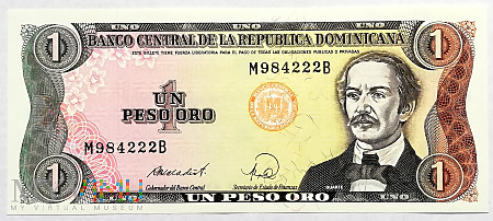 Dominikana 1 peso oro 1988