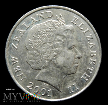 Nowa Zelandia 10 centów 2001