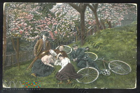 Na wycieczce rowerowej - 1908