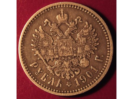 1 Rubel 1901r. Ag 900 - Rosja