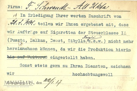 Konigsberg 1917 r.