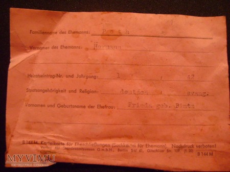 niemiecki dokument