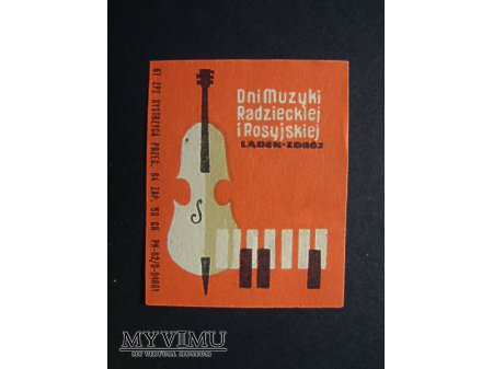 Etykieta - Dni Muzyki Radzieckiej i Rosyjskiej