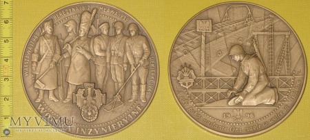 Medal kolejowy - wojskowy Wojsk Inżynieryjnych