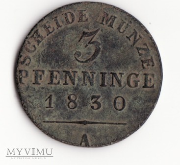 3 Pfenninge 1830 A