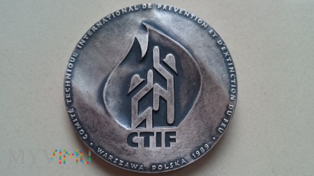 Medal CTIF Warszawa 1989