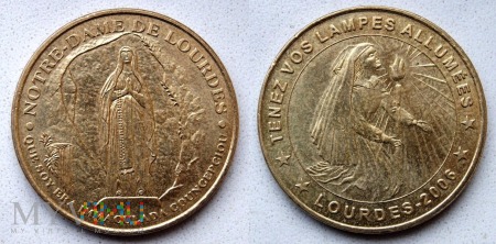 Duże zdjęcie Medal LOURDES 2006