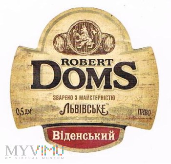 львівська пивоварня - robert doms віденський