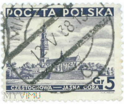 Znaczek 5 groszy- 1938