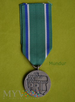 Odznaka srebrna „Za Zasługi dla Transportu PRL”