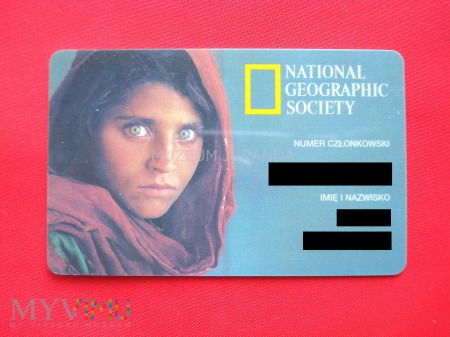 Karta członkowska National Geographic Society