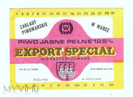 Warka export special