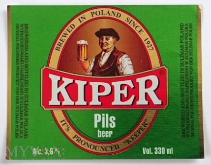 Kiper Pils beer