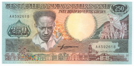 Surinam - 250 guldenów (1988)