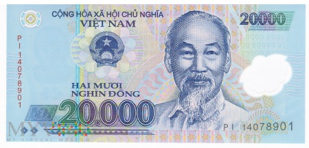 Duże zdjęcie Wietnam - 20 000 dongów (2014)