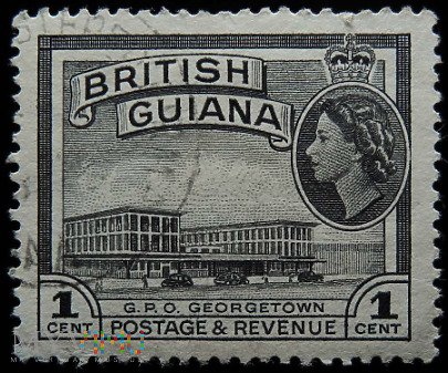 Gujana Brytyjska 1c Elżbieta II