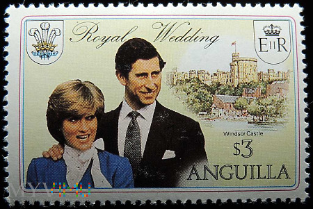 Anguilla 3$ Księżna Diana i Książę Karol