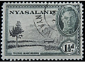 Niasa 1½d Jerzy VI Nyasaland