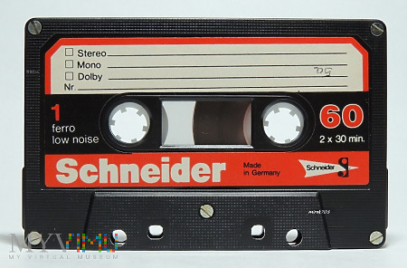 Duże zdjęcie Schneider 60 kaseta magnetofonowa