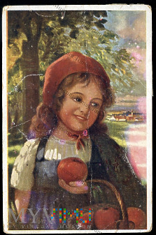 Berla - Dziewczynka z koszem jabłek - 1919