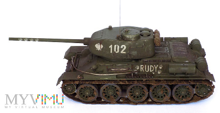T-34-85 produkcji polskiej - czyli RUDY filmowy.