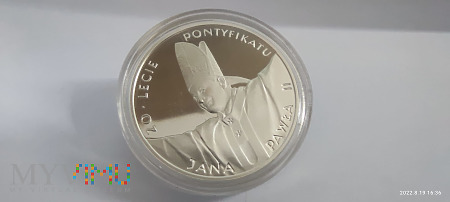Moneta 20 Lecie Pontyfikatu Jana Pawła II 10zł