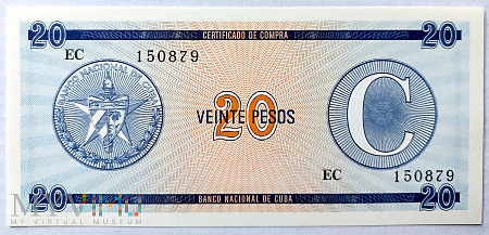 Kuba 20 pesos 1988