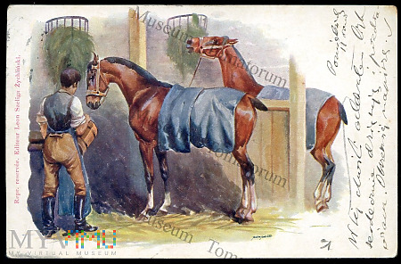 W stajni - piękna - 1904